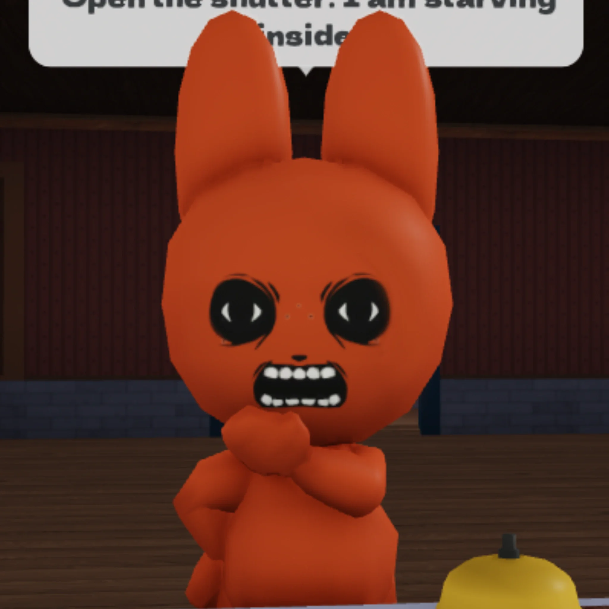 Angry Face anomaly — Anomaly Cafe Roblox screenshot